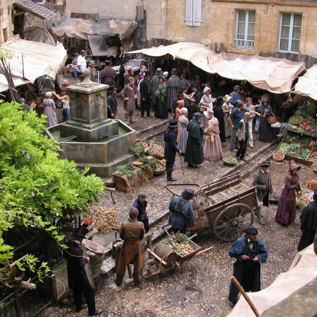 Tournage de film à Sarlat