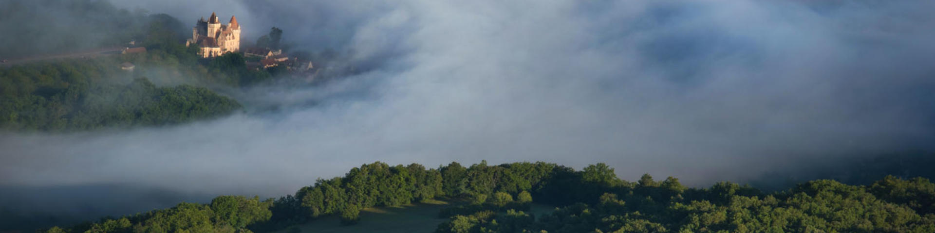 Vista aerea Dordogna